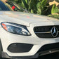 MERCEDES C CLASS A205 W205 C205 AMG LOOK BRABUS STYLE FRONT SPLITTER LIP 2013-17