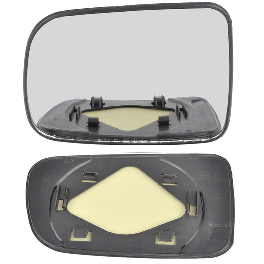 Left Passenger side Wing mirror glass for Honda CR-V 2002-2006 (Square Clip)