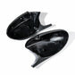 Carbon Black Rearview Wing Mirror Cover Cap For BMW E90 E91 05-07 E92 E93 06-09