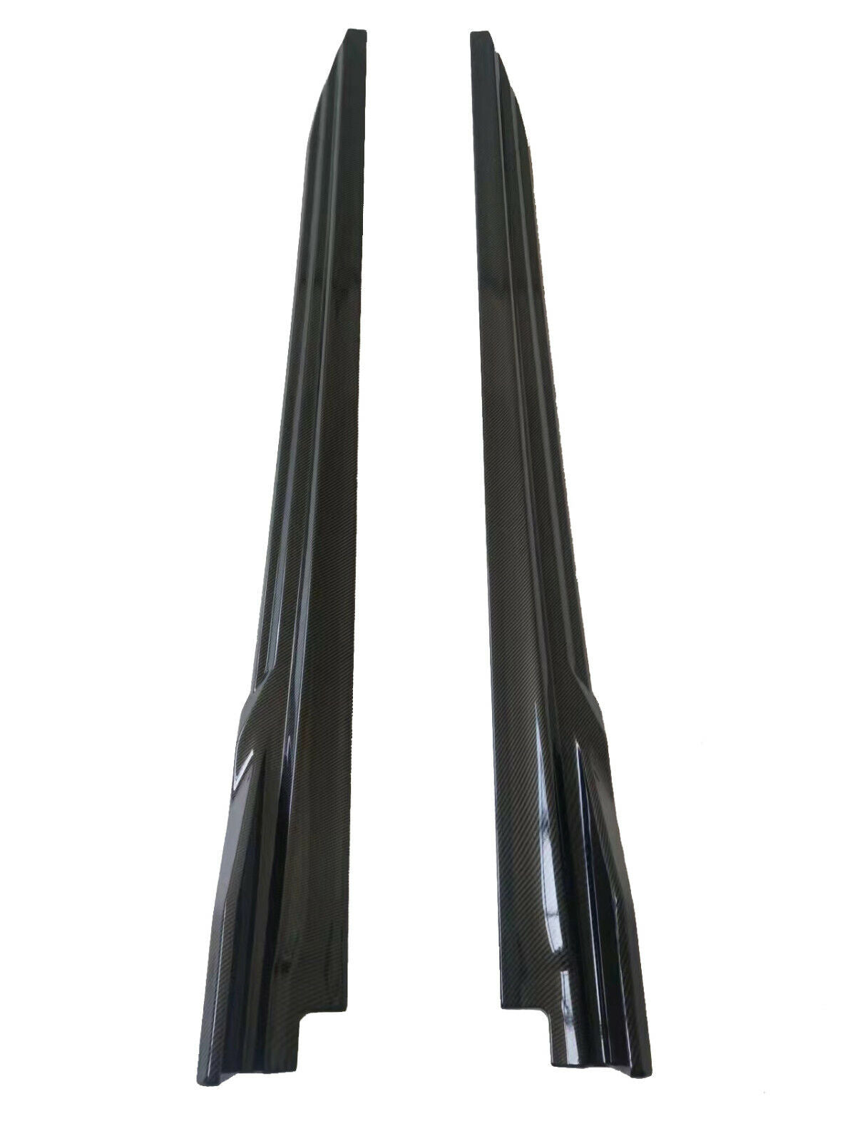 SIDE SKIRT SKIRTS EXTENSION BLADES BMW X5 F15 M PERFORMANCE CARBON LOOK 2013-18