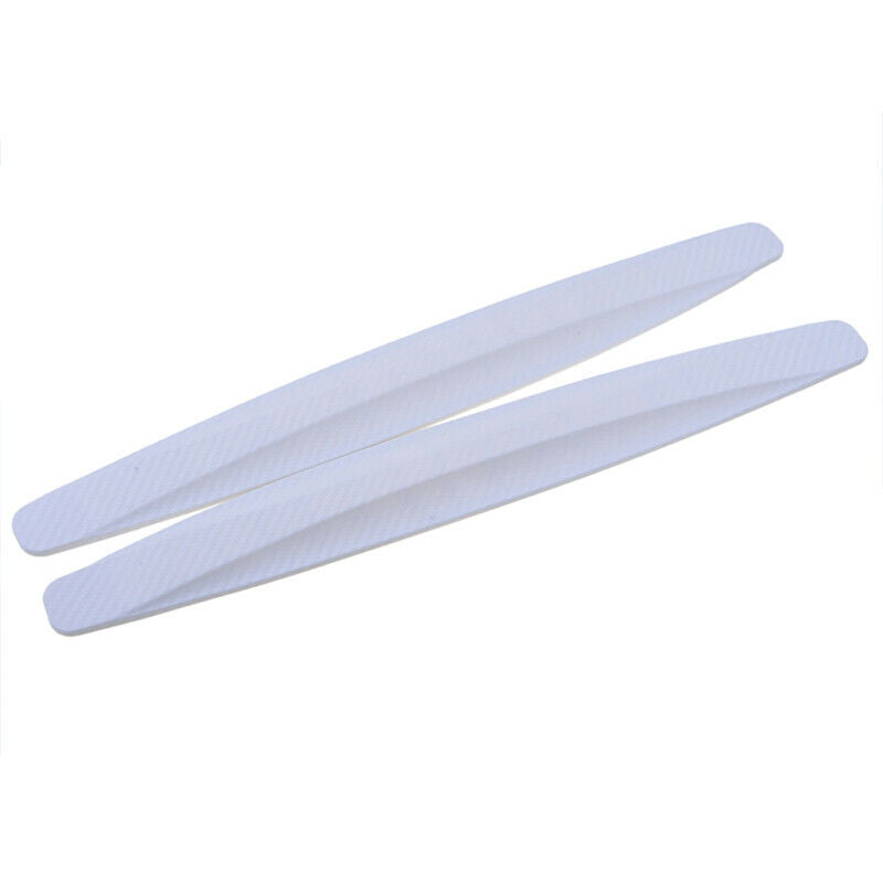 2x Universal Car Auto White Anti-rub Strip Bumper Body Corner Protector Guard
