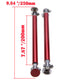 200mm Red Adjustable Car Front Rear Bumper Lip Splitter Strut Rod Support Bars