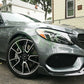 MERCEDES C CLASS A205 W205 C205 AMG LOOK BRABUS STYLE FRONT SPLITTER LIP 2013-17