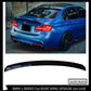 BMW 3 SERIES F30 F80 STYLE REAR ROOF SPOILER LIP LID GLOSS BLACK 2011-2018 OEM