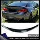 BMW 4 SERIES F36 GRAN COUPE REAR TRUNK BOOT SPOILER V STYLE GLOSS BLACK 14+