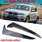 Carbon Fiber Wing Window Side Spoiler Splitter Cover Trim For BMW X3 F25 12-17