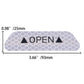 4x White Universal Car Door Open Sticker Reflective Tape Safety Warning Decal