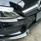 MERCEDES C CLASS A205 W205 C205 AMG LOOK BRABUS STYLE FRONT SPLITTER LIP 2013-17