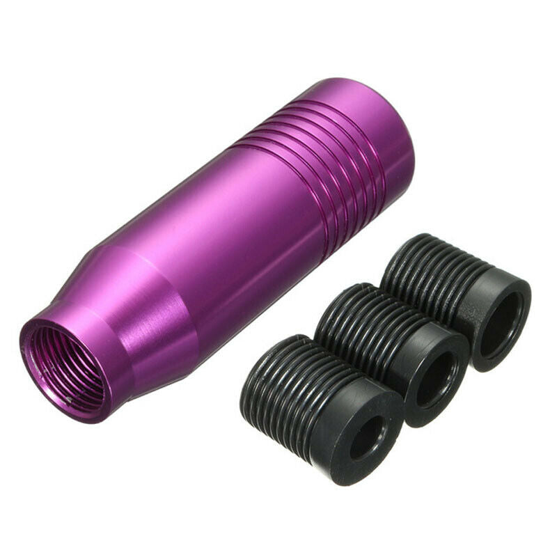 Universal Car Aluminum Manual Gear Stick Shift Shifter Lever Knob 85mm Purple