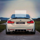 BMW M Sport 4 Series Coupe F32 Gloss Black M4 Style Boot Lip Spoiler 2013 to 2020