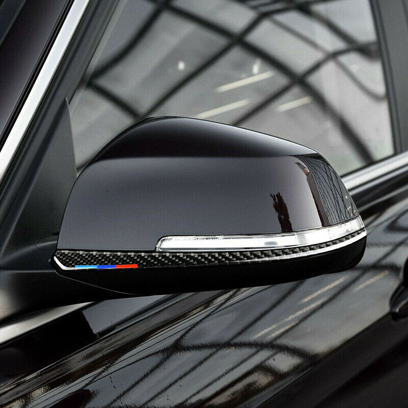 Real Carbon Fiber Rearview Mirror Cover Cap Cover Trim For BMW F30 F31 F32 UK