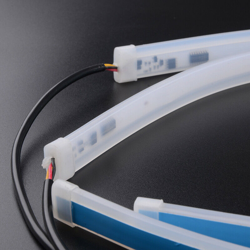 UK Sequential LED Strip Turn Signal Indicator DRL Daytime Running Light for Car