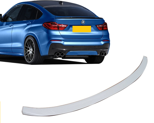 BMW X4 F26 M performance boot trunk lip spoiler wing unpainted primed grey UK