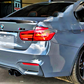 BMW M Sport 3 Series M3 F30 F80 Carbon Fibre M4 Style Boot Lip Spoiler 2011-19