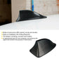 Carbon Fiber Style Car Shark Fin Aerial Antenna Mast Roof AM/FM Radio Signal