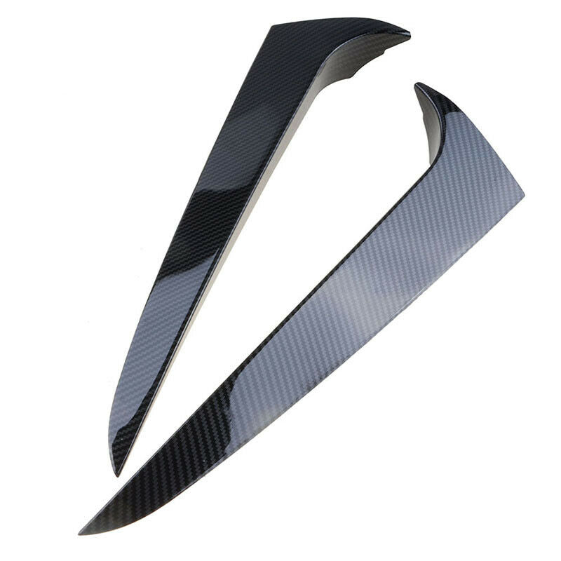 Carbon Fiber Wing Window Side Spoiler Splitter Cover Trim For BMW X3 F25 12-17