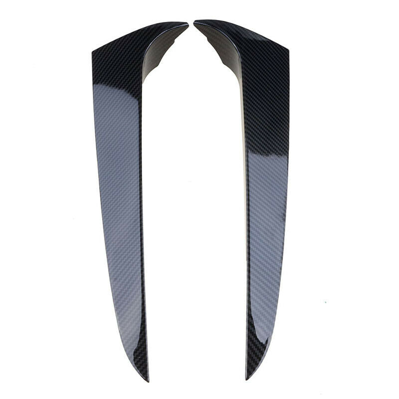 Carbon Fiber Wing Window Side Spoiler Splitter Cover Trim For BMW X3 F25 12-17