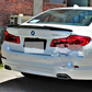 BMW M Sport 5 Series M5 G30 F90 Carbon Fibre M4 Style Boot Lip Spoiler 2016+