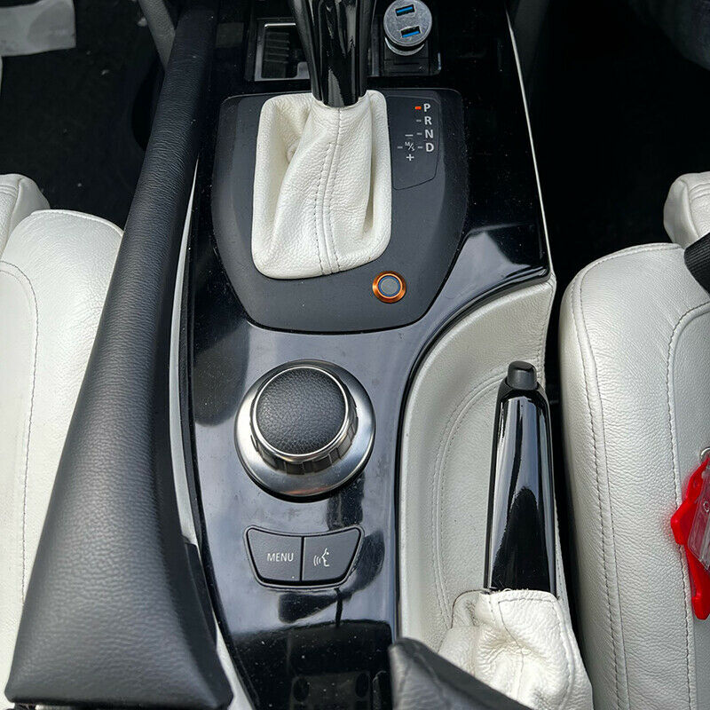 Gloss Black Handbrake Brake Handle Cover For BMW E46 E90 E92 F30 F32 F80