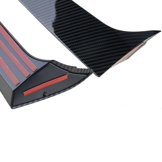 Carbon Fiber Wing Window Side Spoiler Splitter Cover Trim For BMW X3 F25 12-17