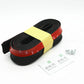 Universal 2.5M Car Lip Skirt Protector Rubber Splitter Bumper Spoiler Side ah
