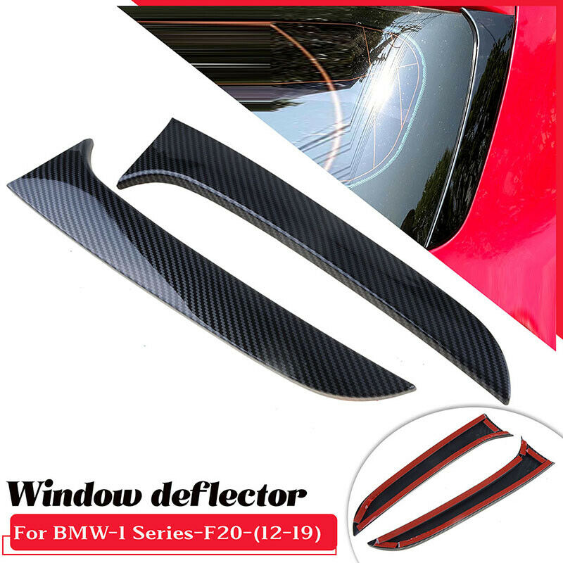 Carbon Fiber Window Canard Spoiler Splitter Lip For BMW 1 Series F20 F21 2012-19
