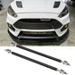 20cm Car Rear Bumper Splitter Strut Lip Tie Rod Support Adjustable Black UK AH