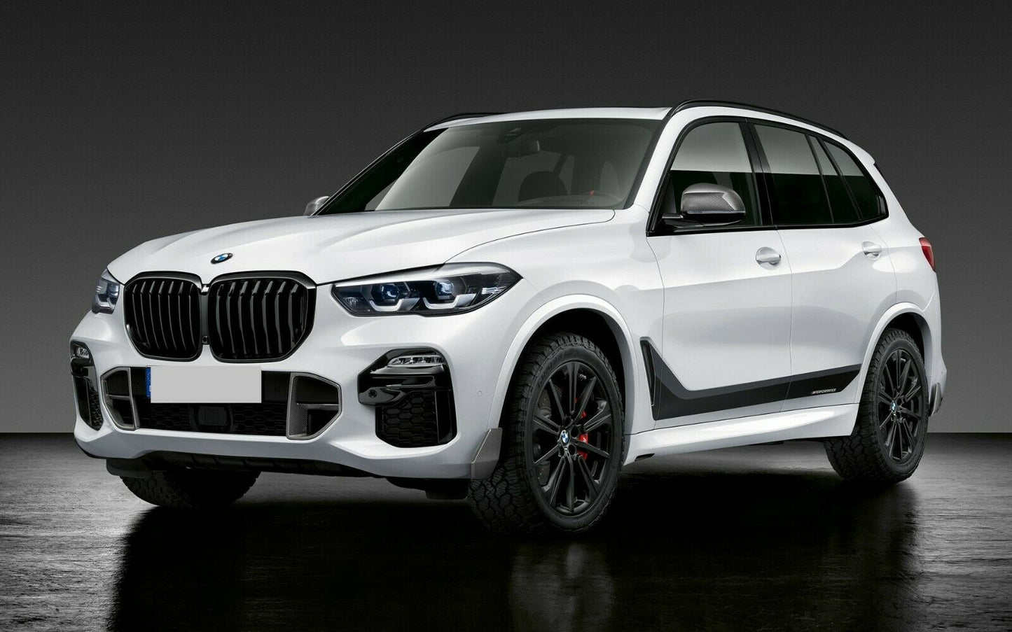 BMW X5 G05 M PERFORMENCE AERO BODYKIT FRONT SPLITTER REAR DIFFUSER CARBON LOOK