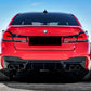 BMW 5 SERIES G30 G31 M5 PSM STYLE REAR TRUNK BOOT SPOILER LIP MATTE BLACK