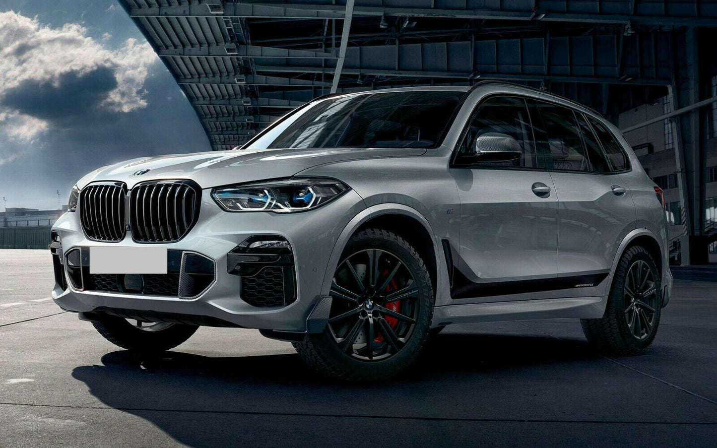 BMW X5 G05 M PERFORMENCE AERO BODYKIT FRONT SPLITTER REAR DIFFUSER CARBON LOOK