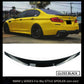 BMW 5 SERIES F10 M-SPORTS M4 REAR TRUNK LID LIP BOOT SPOILER 2011-17 GLOSS BLACK