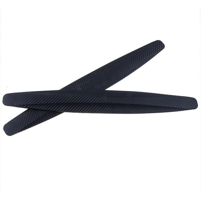 2x Universal Car Carbon Fiber Anti-rub Strip Bumper Body Corner Protector Guard