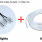 1x Car Ambient Atmosphere Lighting RGB LED Interior Strip Light Trim APP Control