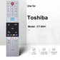 TOSHIBA CT-8541 TV REMOTE CONTROL REPLACEMENT NETFLIX + Amazon BUTTON SMART TV