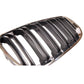 BMW E92 E93 06-10 & M3 CHROME BLACK FRONT GRILLES GRILLS DOUBLE SPOKE UK