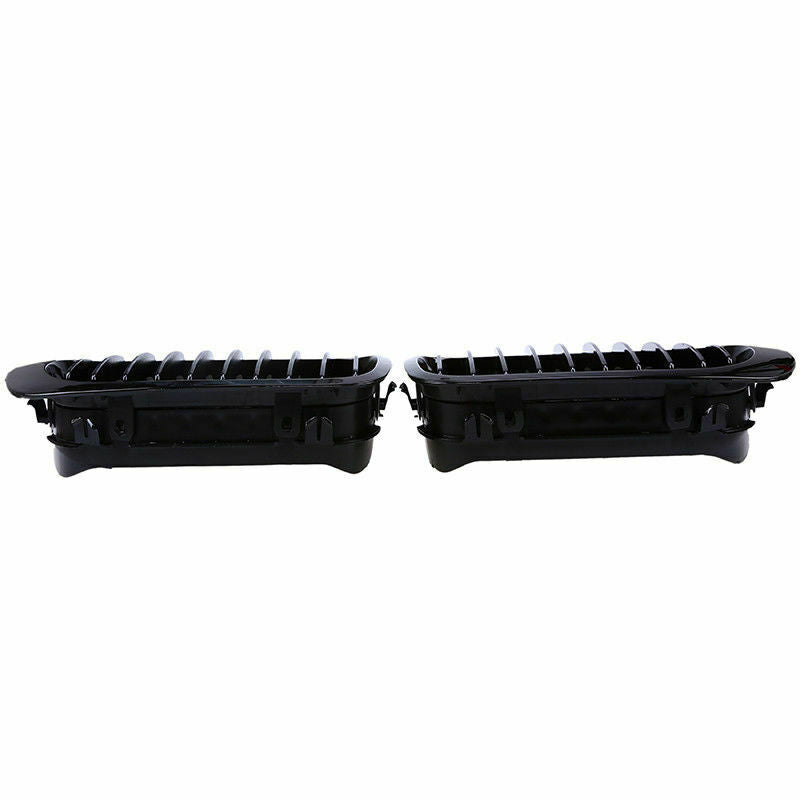 Gloss Black Kidney Grill Grille For BMW E46 Coupe Cabrio 99-03 Pre-facelift UK