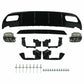 MERCEDES A CLASS W176 AMG A45 LOOK REAR DIFFUSER TAILPIPES AND ROOF SPOILER WING