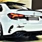 Mercedes A35 A45 AMG Style A Class Saloon V177 Gloss Black Lip Spoiler 2018+
