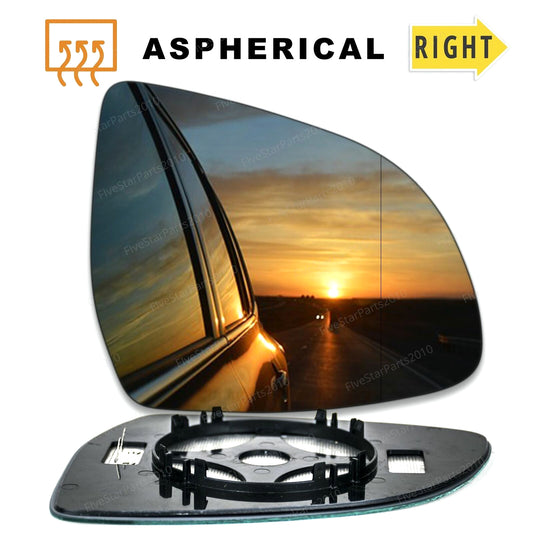 BMW X6 Right Driver wing mirror glass 2019-2021 door side Wide angle Heated
