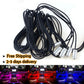 Car Ambient Atmosphere Lighting RGB LED Interior Strip Light Trim APP Control