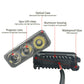 3.5" Set 3 LED Super White High Power Car DRL Daytime Running Lights Fog Lamps
