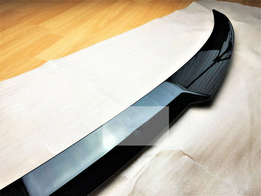 BMW M Sport 5 Series M5 F10 Gloss Black M4 Style Boot Lip Spoiler 2010 to 2017