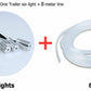 1x Car Ambient Atmosphere Lighting RGB LED Interior Strip Light Trim APP Control
