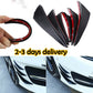 6x Car Front Bumper Lip Splitter Fins Body Spoiler Canards Refit Gloss Black JDM