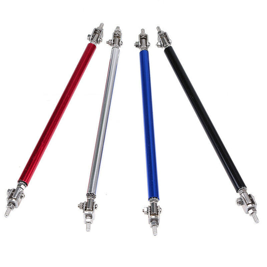 20cm Car Rear Bumper Splitter Strut Lip Tie Rod Support Adjustable Black UK AH
