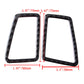 For BMW 3-Series E90 E92 E93 Carbon Fiber Dashboard Air Vent Outlet Cover Trim e