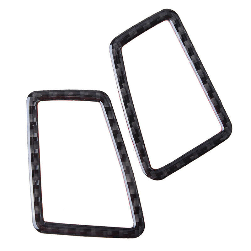 For BMW 3-Series E90 E92 E93 Carbon Fiber Dashboard Air Vent Outlet Cover Trim e