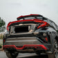 TOYOTA C-HR CHR REAR ROOF SPOILER TRUNK WING TRIM 2016-2019 GLOSS BLACK