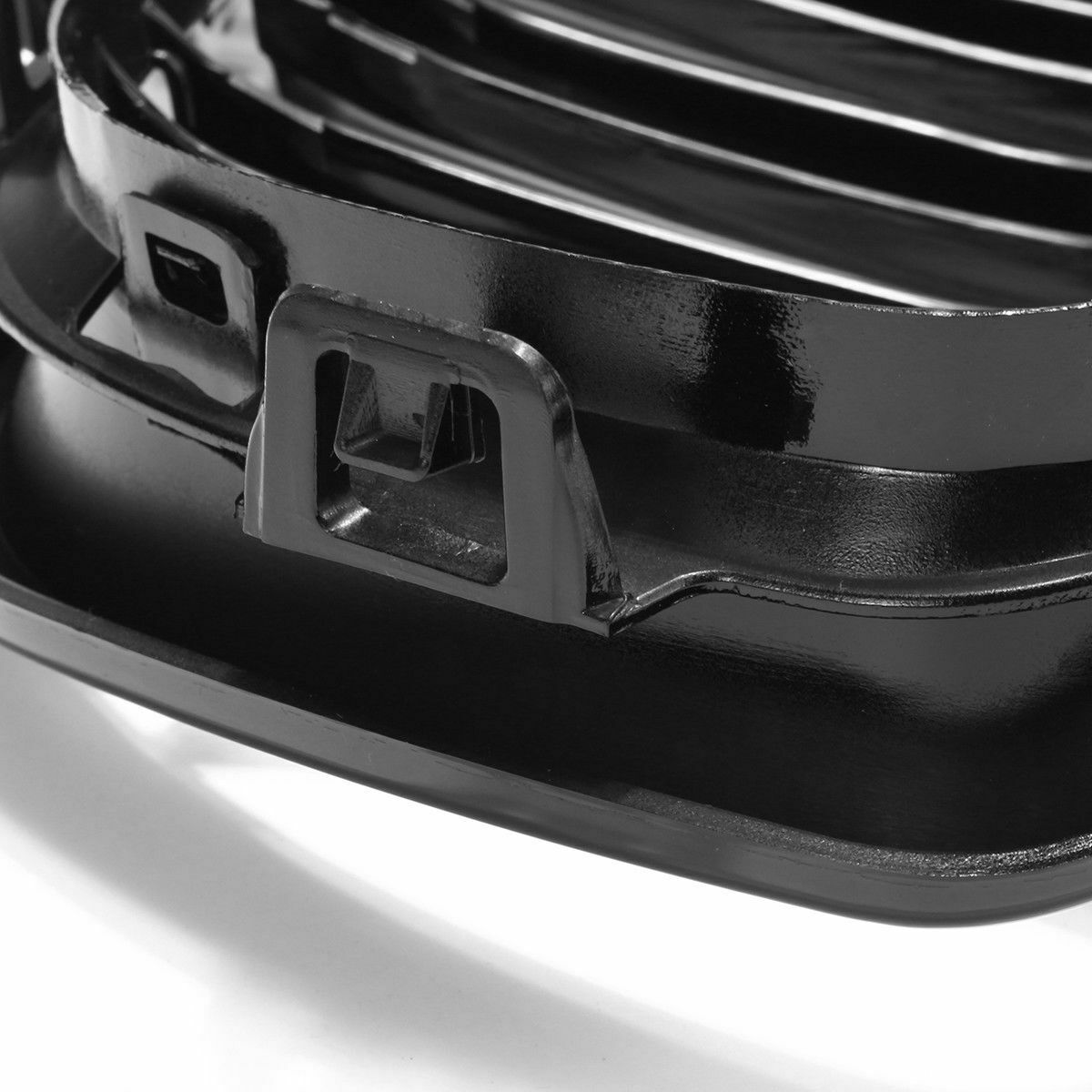 Pair For BMW F20 F21 1 Series 2015-2019 Gloss Black Kidney Bumper Grille Grill