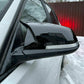 2x Gloss Black Rearview Door Wing Mirror Cover Caps For BMW 4 Series F32 F33 F36